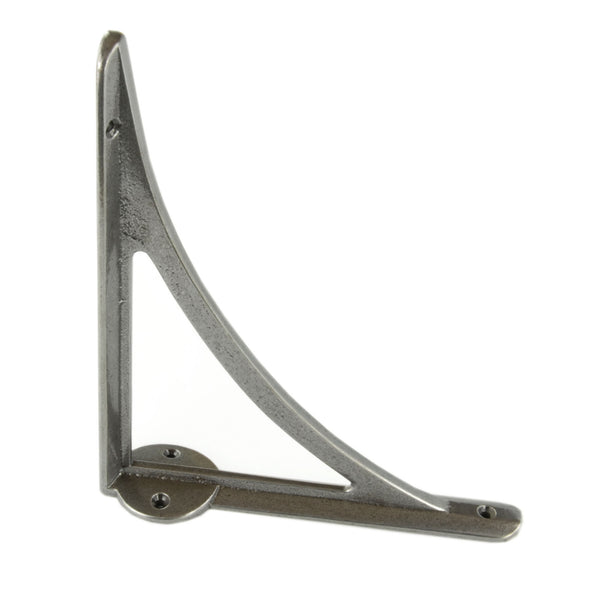 Pewter Antique Vintage Cast Iron Metal Shelf Bracket Support Victorian