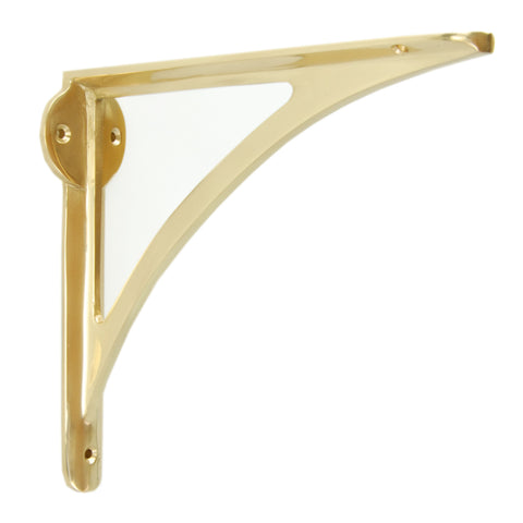 Solid Brass Polished Antique Vintage Metal Shelf Bracket Support Victorian Style