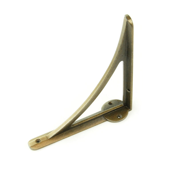Antique Brass Vintage Cast Iron Metal Shelf Bracket Support Victorian