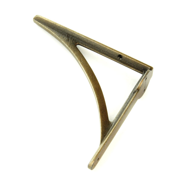 Antique Brass Vintage Cast Iron Metal Shelf Bracket Support Victorian