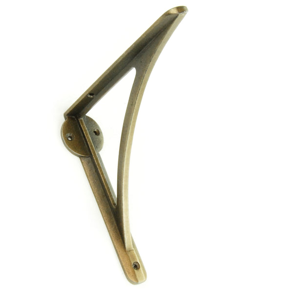 Antique Brass Vintage Cast Iron Metal Shelf Bracket Support Victorian