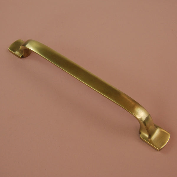 Aged Unlacquered Solid Brass Cabinet Knobs Kitchen Drawer Door Bow D Handles Pulls