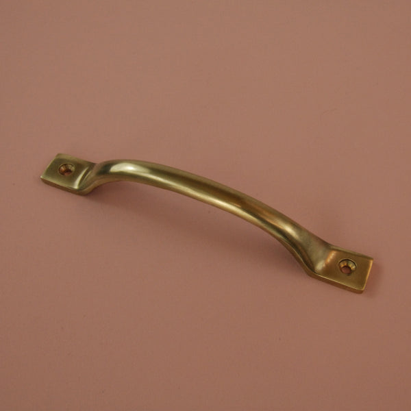 Aged Unlacquered Solid Brass Cabinet Knobs Kitchen Drawer Door Bow D Handles Pulls