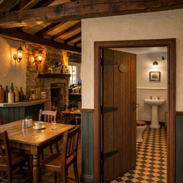 Antique Brass Cast Iron Vintage Style Metal Wall Door Gate Signs