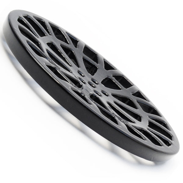 Round 6" Inch 150mm Cast Metal Drain Cover Gully Alloy Wheel Design