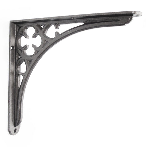 Vintage Gothic Period Cast Iron Metal Shelf Bracket