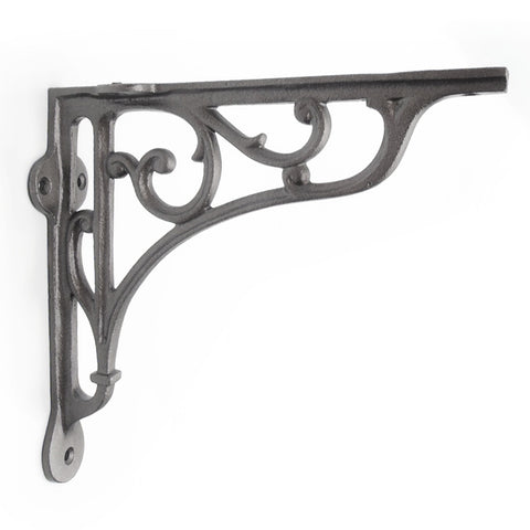 Vintage Victorian Heritage Scroll Cast Iron Metal Shelf Bracket Support