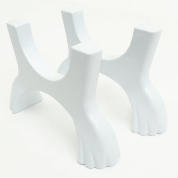 A Pair of Feet Supports for Traditional Cast Iron Column Radiators
