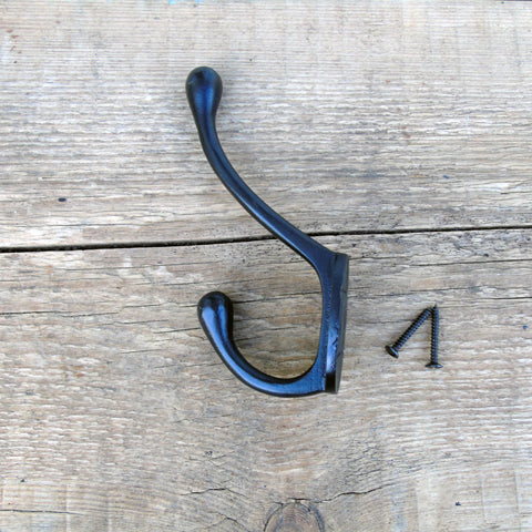 Cast Iron Double Metal Wall Hook