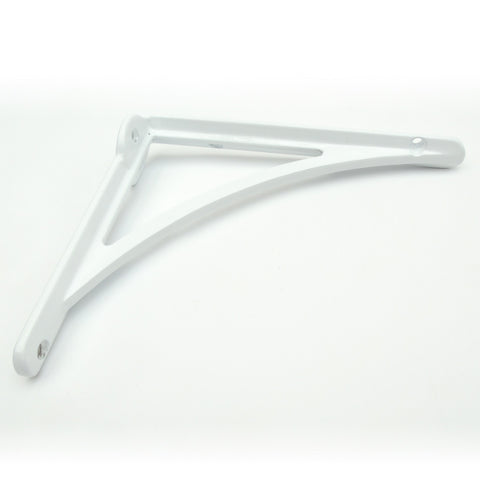 White Vintage Victorian Period Cast Metal Book Shelf Bracket Support