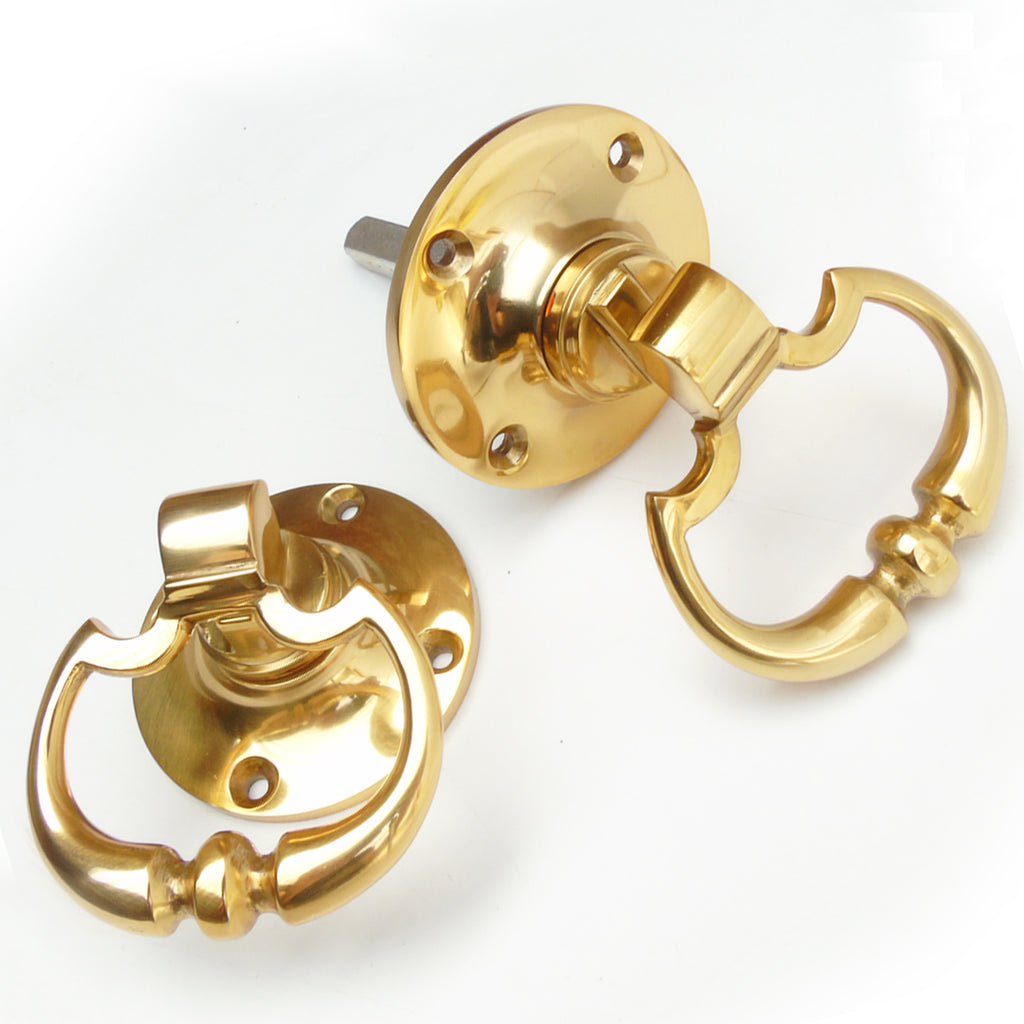 Vintage Style Brass Dutch Drop Mortice Door Handles