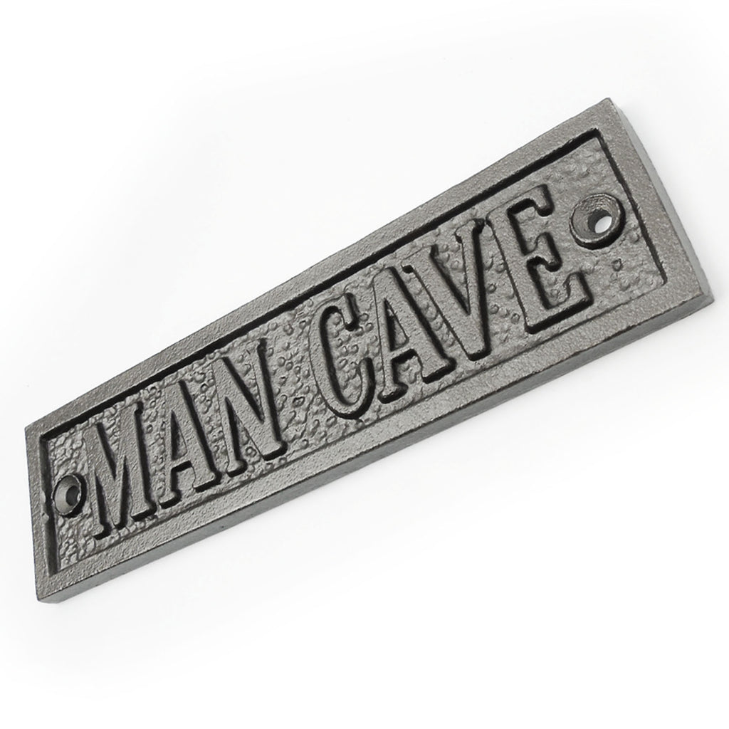 Cast Iron Captains Quarters Wall Plaque Sign Nautical Beach Decor