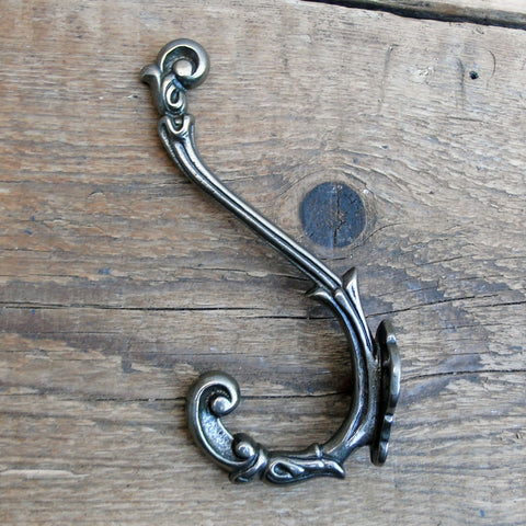 Jones & Grey Ornate Cast Iron Double Wall Coat Hook