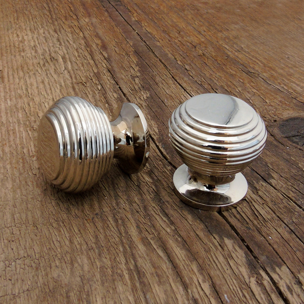 Reeded Beehive Antique Cabinet Kitchen Drawer Knobs Handles Polished N –  JonesandGrey