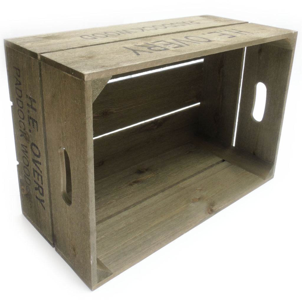 Rustic Fruit Box A Vintage Style Rustic Wooden Apple Fruit Crate Bushel Box Storage ...