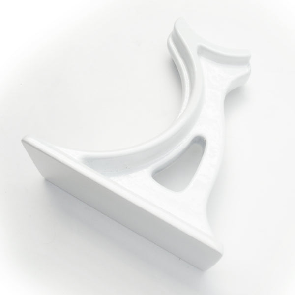 A Cast Iron Column Radiator Foot Feet Support Swan White