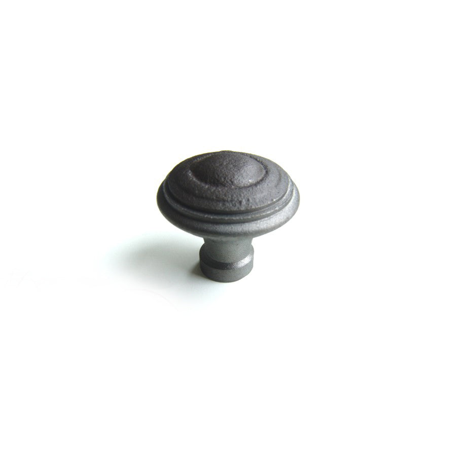 Cast Iron Knob - Rimmed